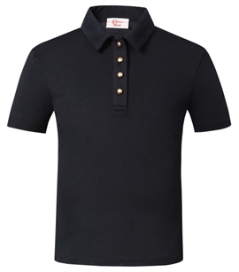 Covalliero SS23 Kids Polo, ridebluse til børn i farven dark navvy